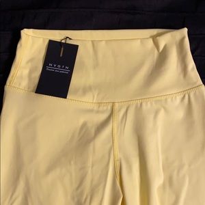 NVGTN yellow leggings. Size medium. Never worn